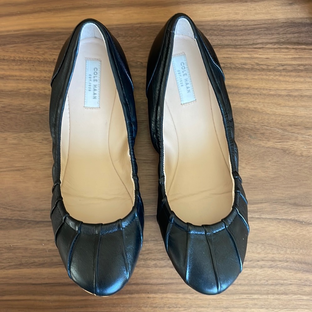 Cole Haan Black Ballet Flats Women Size 5.5 or Big Kids Size 4